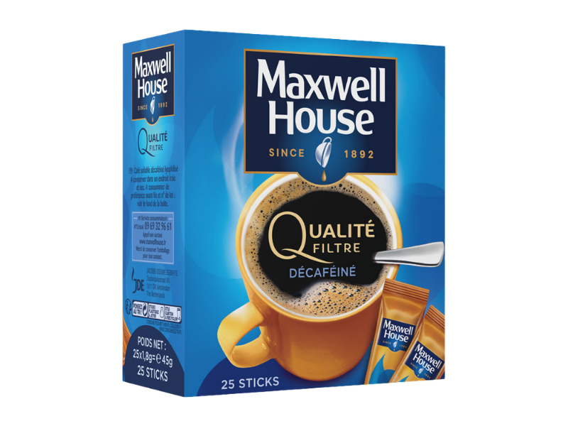 Maxwell House Qualité Filtre Décaféiné pdp