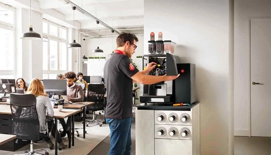 Un service de maintenance complet et réactif avec votre machine à café