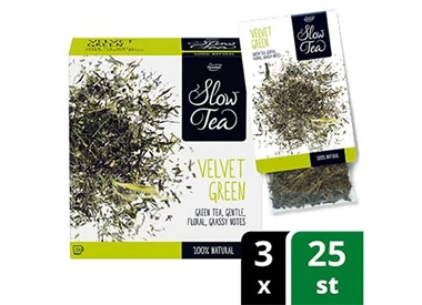 Pickwick Slow Tea Velvet Green - Thé vert pour les professionnels. Idéal pour les restaurants, entreprises et hôtels l JDE Professional